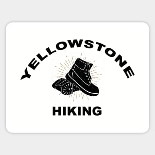 Yellowstone Hiking Sticker